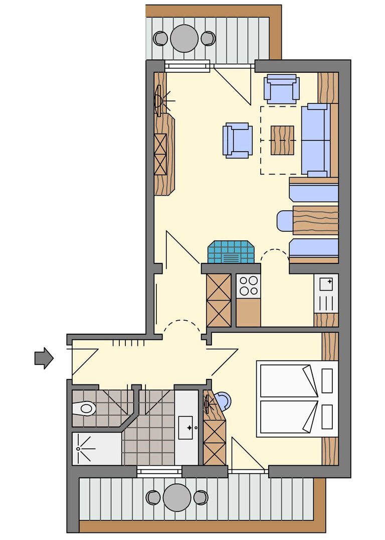 Appartement Typ 3